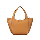 Brown Polyurethane Women's Bag