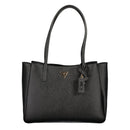 Black Polyurethane Women's Bag
