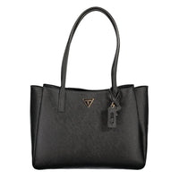 Black Polyurethane Women's Bag