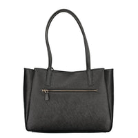 Black Polyurethane Women's Bag