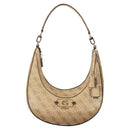 Beige Polyurethane Women's Bag