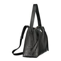 Black Polyurethane Women's Bag