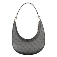 Black Polyurethane Women's Bag
