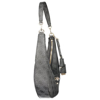 Black Polyurethane Women's Bag