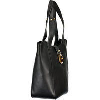 Black Polyurethane Women's Bag