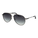 Gray Stainless Steel Sunglasses