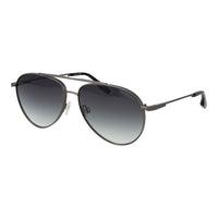 Gray Stainless Steel Sunglasses