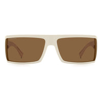 Beige Acetate Sunglasses