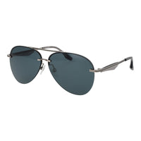 Gray Metal Sunglasses