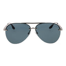 Gray Metal Sunglasses