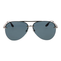 Gray Metal Sunglasses