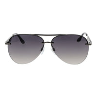Gray Metal Sunglasses