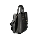 "Black Polyurethane Womens Bag"