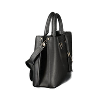 "Black Polyurethane Womens Bag"