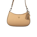 Beige Polyurethane Women's Bag