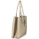 Beige Polyurethane Women's Bag