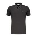 Black Cotton Men's Polo