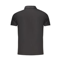 Black Cotton Men's Polo