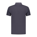 Blue Cotton Mens Polo Shirt