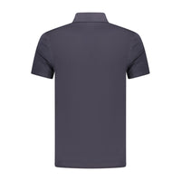 Blue Cotton Mens Polo Shirt