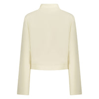 Bianco Polyester Donna Sweatshirt
