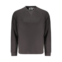 Black Cotton Men's Sweatshirt