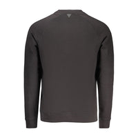 Black Cotton Men's Sweatshirt