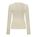 Bianco Viscose Women Sweater