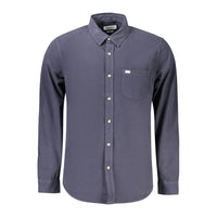 Blue Cotton Men's Shirt