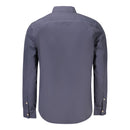 Blue Cotton Men's Shirt