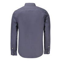 Blue Cotton Men's Shirt
