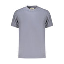 Blue Cotton Men's T-Shirt