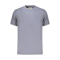 Blue Cotton Men's T-Shirt