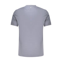 Blue Cotton Men's T-Shirt