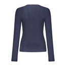 Blue Viscose Women's Sweater