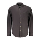 Black Cotton Men's Shirt