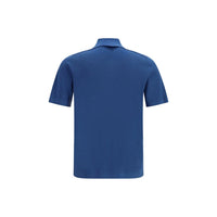 Blue Wool Oves Aries Polo Shirt