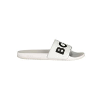 White Polyurethane Men's Slipper