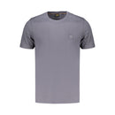 Blue Cotton Men's T-Shirt