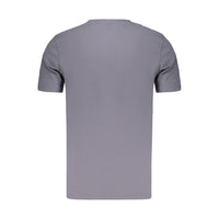 Blue Cotton Men's T-Shirt