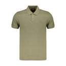 Green Cotton Men's Polo Shirt
