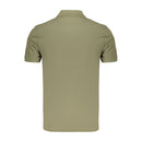 Green Cotton Men's Polo Shirt