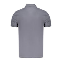 Blue Cotton Men's Polo Shirt