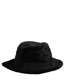 Men Black Classic Wide Brim Fedora Capello Hat