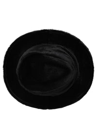 Men Black Classic Wide Brim Fedora Capello Hat