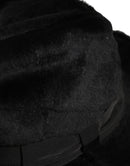 Men Black Classic Wide Brim Fedora Capello Hat