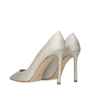 Gold Plastic High Heel Pumps