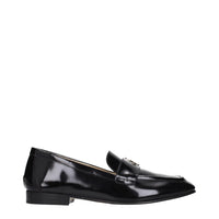 Black Leather Slip-On Loafers