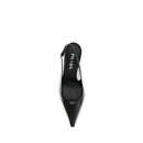 Black Calf Leather Bos Taurus High Heel Pumps