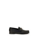Black Calf Leather Bos Taurus Slip-On Loafers